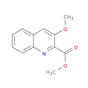 2-Quinolinecarboxylic acid, 3-methoxy-, methyl ester
