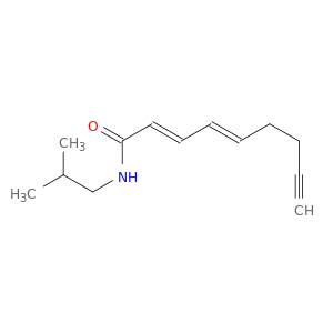 2,4-Nonadien-8-ynamide, N-(2-methylpropyl)-, (2E,4E)-