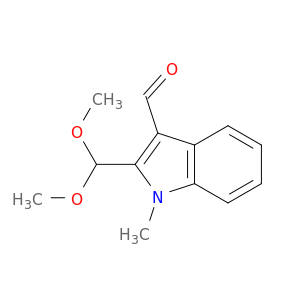 1H-Indole-3-carboxaldehyde, 2-(dimethoxymethyl)-1-methyl-
