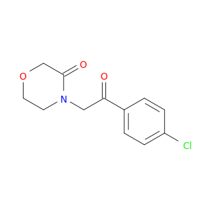 3-Morpholinone, 4-[2-(4-chlorophenyl)-2-oxoethyl]-