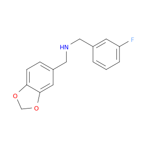(1,3-BENZODIOXOL-5-YLMETHYL)(3-FLUOROBENZYL)AMINE