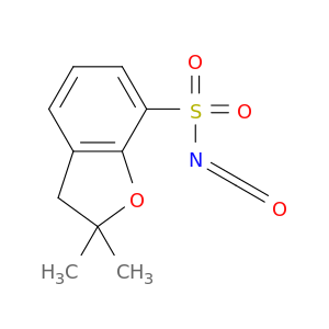 7-Benzofuransulfonyl isocyanate, 2,3-dihydro-2,2-dimethyl-