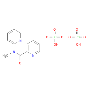 2-Pyridinecarboxamide, N-methyl-N-2-pyridinyl-, perchlorate (1:2)