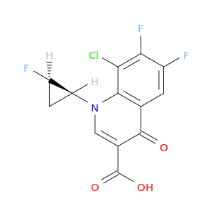 8-Chloro-6,7-difluoro-1-[(1S,2R)-2-fluorocyclopropyl]-1,4-dihydro-4-oxo-3-quinolinecarboxylic Acid