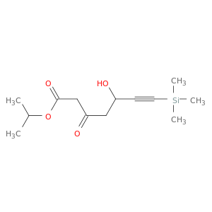 6-Heptynoic acid, 5-hydroxy-3-oxo-7-(trimethylsilyl)-, 1-methylethyl ester
