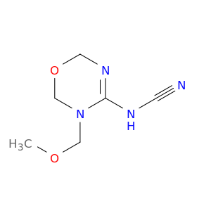 Cyanamide, [3,6-dihydro-3-(methoxymethyl)-2H-1,3,5-oxadiazin-4-yl]-