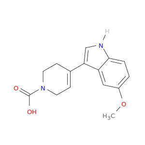 1(2H)-Pyridinecarboxylic acid, 3,6-dihydro-4-(5-methoxy-1H-indol-3-yl)-