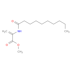 2-Propenoic acid, 2-[(1-oxodecyl)amino]-, methyl ester