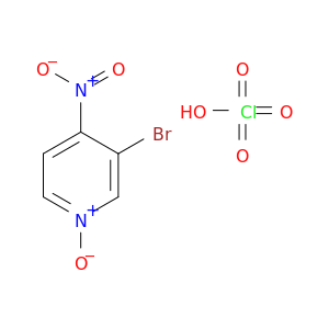 Pyridine, 3-bromo-4-nitro-, 1-oxide, monoperchlorate