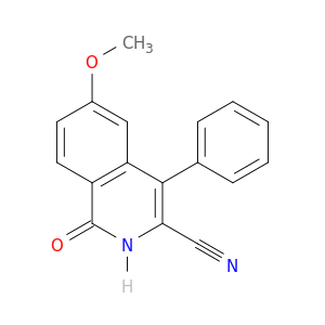 3-Isoquinolinecarbonitrile, 1,2-dihydro-6-methoxy-1-oxo-4-phenyl-