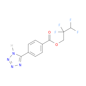 Benzoic acid, 4-(1H-tetrazol-5-yl)-, 2,2,3,3-tetrafluoropropyl ester