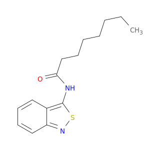 N-(2,1-BENZISOTHIAZOL-3-YL)OCTANAMIDE