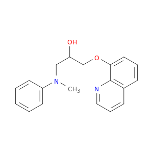 2-Propanol,1-(methylphenylamino)-3-(8-quinolinyloxy)-