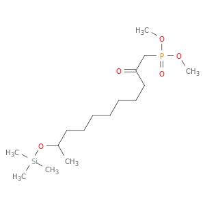 Phosphonic acid, [2-oxo-10-[(trimethylsilyl)oxy]undecyl]-, dimethyl ester