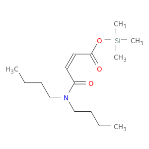2-Butenoic acid, 4-(dibutylamino)-4-oxo-, trimethylsilyl ester, (Z)-