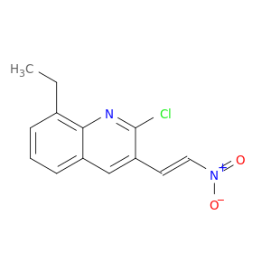 E-2-CHLORO-8-ETHYL-3-(2-NITRO)VINYLQUINOLINE