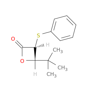 2-Oxetanone, 4-(1,1-dimethylethyl)-3-(phenylthio)-, trans-