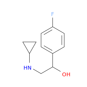 2-(cyclopropylamino)-1-(4-fluorophenyl)ethan-1-ol