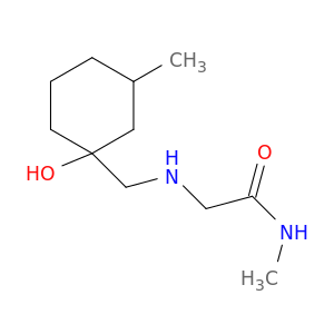 2-{[(1-hydroxy-3-methylcyclohexyl)methyl]amino}-N-methylacetamide