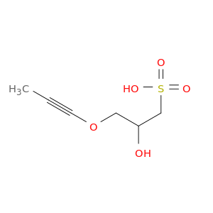 1-Propanesulfonic acid, 2-hydroxy-3-(propynyloxy)-