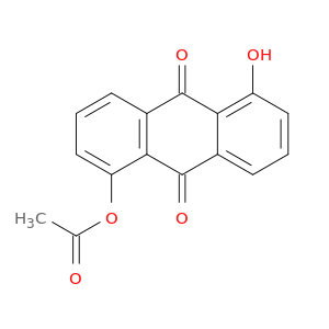 9,10-Anthracenedione, 1-(acetyloxy)-5-hydroxy-