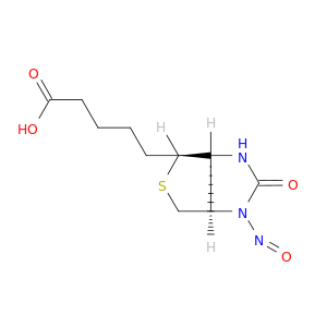 5-[(3as,4s,6ar)-1-nitroso-2-oxohexahydro-1h-thieno[3,4-d]imidazol-4-yl]pentanoic acid