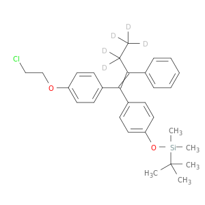 1-(2-氯乙氧基)-4-[1-[4-[[(1,1-二甲基乙基)二甲基甲硅烷基]氧基]苯基]-2-苯基-1-丁烯-1-基3,3,4,4,4-D5]苯