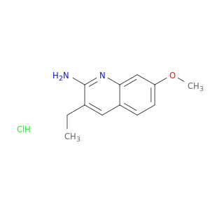 2-Amino-3-ethyl-7-methoxyquinoline hydrochloride