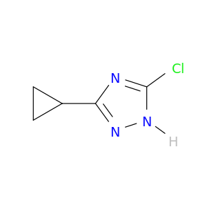 5-chloro-3-cyclopropyl-1H-1,2,4-triazole
