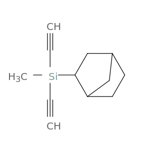 Silane, bicyclo[2.2.1]hept-2-yldiethynylmethyl-