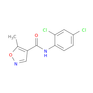 4-Isoxazolecarboxamide, N-(2,4-dichlorophenyl)-5-methyl-