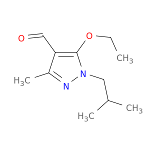 5-ethoxy-3-methyl-1-(2-methylpropyl)-1H-pyrazole-4-carbaldehyde