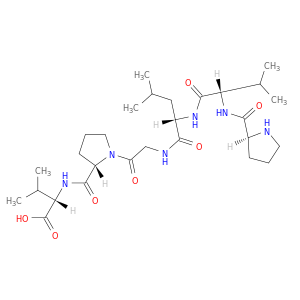 L-Valine, N-[1-[N-[N-(N-L-prolyl-L-valyl)-L-leucyl]glycyl]-L-prolyl]-