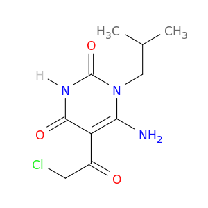 6-Amino-5-(2-chloroacetyl)-1-(2-methylpropyl)-1,2,3,4-tetrahydropyrimidine-2,4-dione