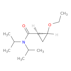 Cyclopropanecarboxamide, 2-ethoxy-N,N-bis(1-methylethyl)-, cis- (9CI)