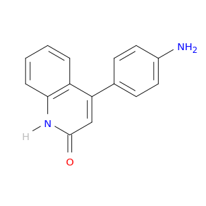 2(1H)-Quinolinone, 4-(4-aminophenyl)-