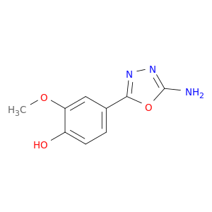 Phenol, 4-(5-amino-1,3,4-oxadiazol-2-yl)-2-methoxy-