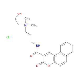 1-丙氨酸,N-(2-羟乙基)-N,N-二甲基-3-[(3-氧代-3H-萘硫醚-2-基)羰基]氨基]-,氯化物(1：1)