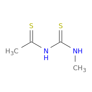 Ethanethioamide, N-[(methylamino)thioxomethyl]-