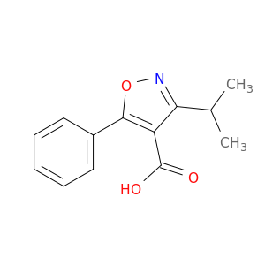 4-Isoxazolecarboxylicacid, 3-(1-methylethyl)-5-phenyl-