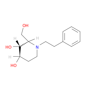 3,4-Piperidinediol, 2-(hydroxymethyl)-1-(2-phenylethyl)-, (2R,3R,4R)-