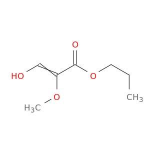 2-Propenoic acid, 3-hydroxy-2-methoxy-, propyl ester