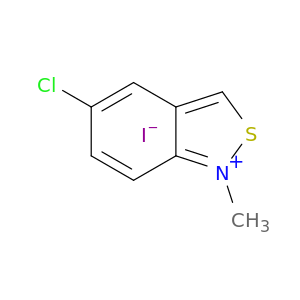 2,1-Benzisothiazolium, 5-chloro-1-methyl-, iodide