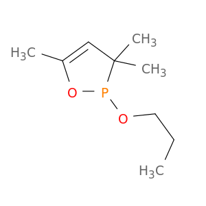 1,2-Oxaphosphole, 2,3-dihydro-3,3,5-trimethyl-2-propoxy-
