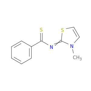 Benzenecarbothioamide, N-(3-methyl-2(3H)-thiazolylidene)-