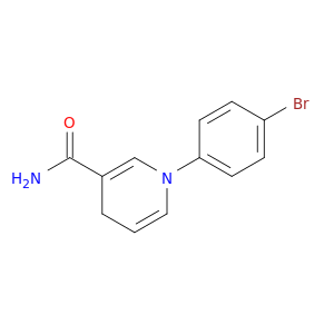 3-Pyridinecarboxamide, 1-(4-bromophenyl)-1,4-dihydro-