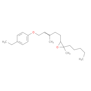 Oxirane, 3-[5-(4-ethylphenoxy)-3-methyl-3-pentenyl]-2-methyl-2-pentyl-