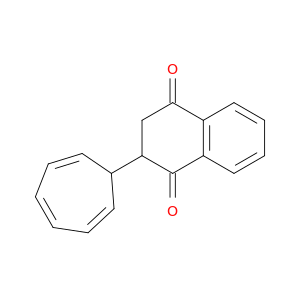 1,4-Naphthalenedione, 2-(2,4,6-cycloheptatrien-1-yl)-2,3-dihydro-