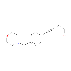 4-[4-(morpholin-4-ylmethyl)phenyl]but-3-yn-1-ol