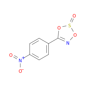 1,3,2,4-Dioxathiazole, 5-(4-nitrophenyl)-, 2-oxide